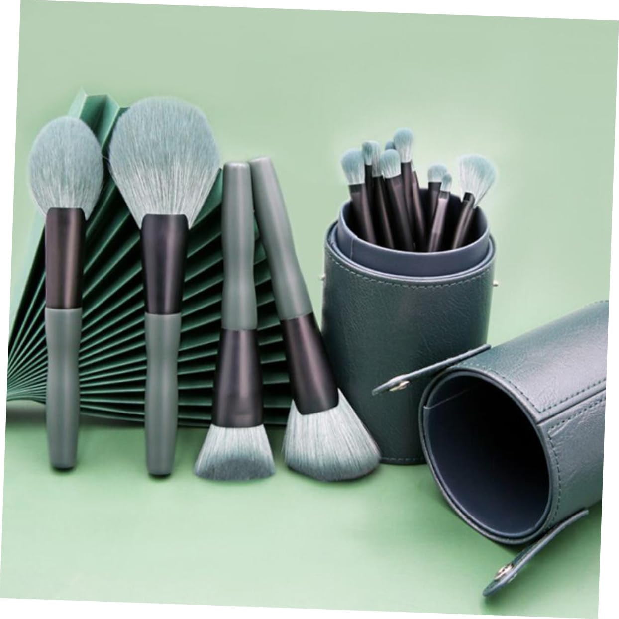 14Pcs Makeup Tools Wool Comfortable Makeup Brush Makeup Brush Makeup Brush Kit Aluminum Tube Solid Wood