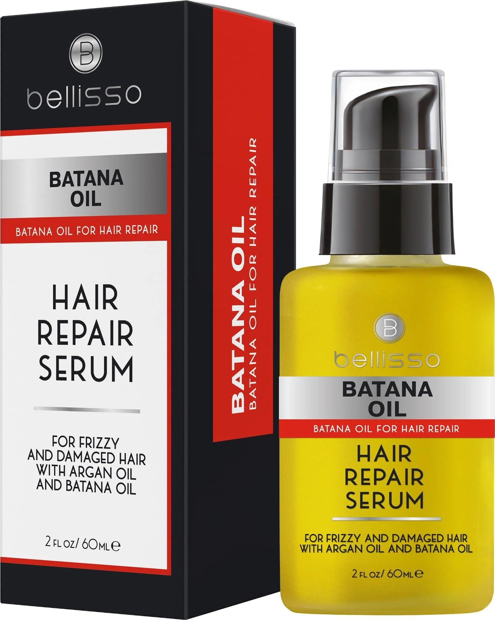 Batana Oil Hair Serum Repair Thinning Dry Damaged Fine and Split Ends