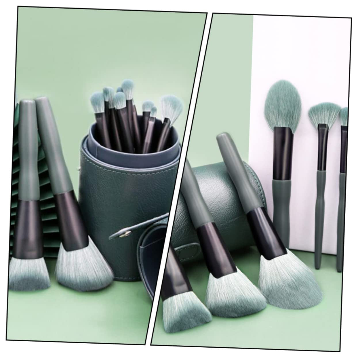 14Pcs Makeup Tools Wool Comfortable Makeup Brush Makeup Brush Makeup Brush Kit Aluminum Tube Solid Wood